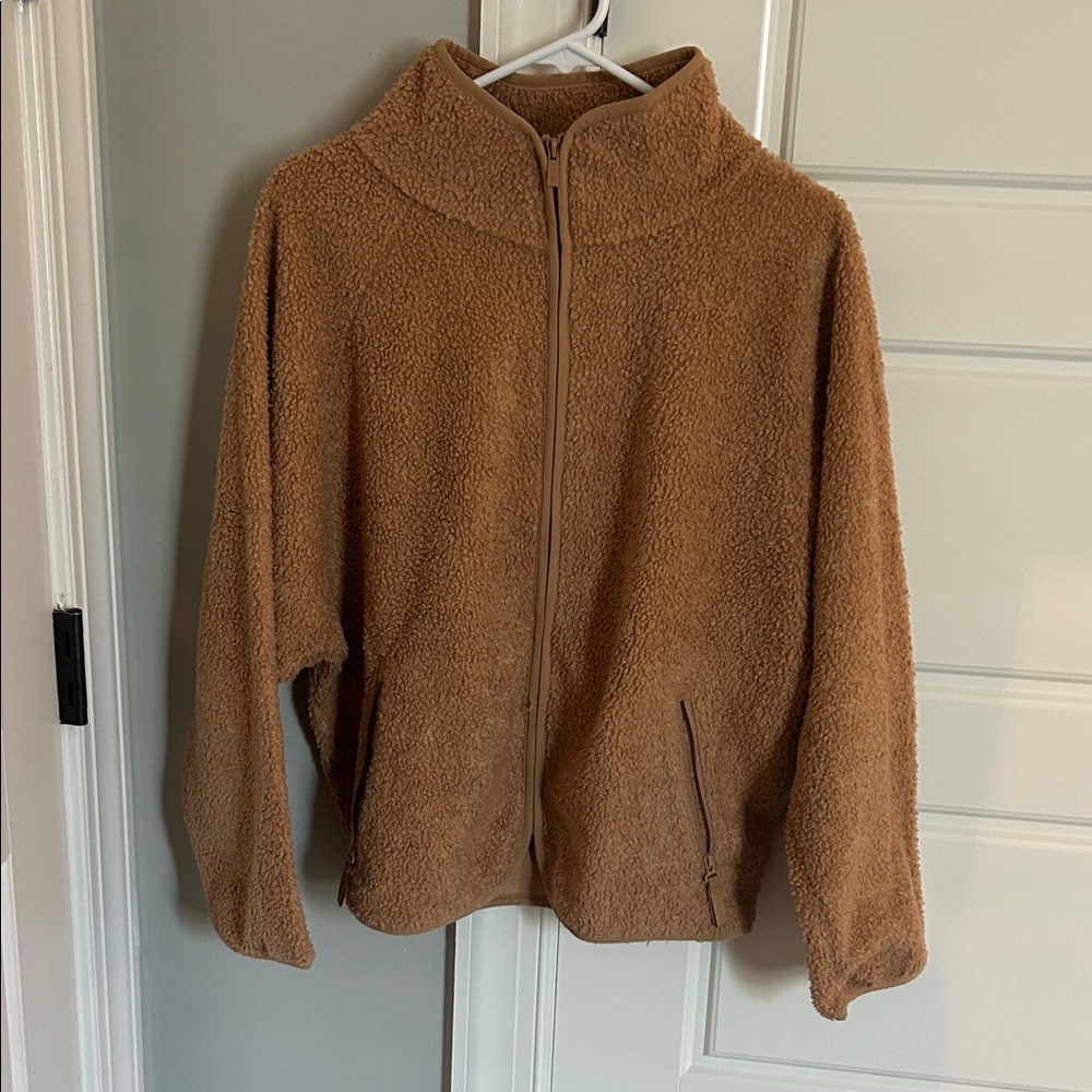 All in Motion Tan Sherpa Jacket